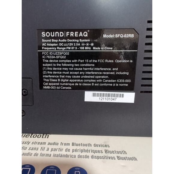 Soundfreaq Sound Step Recharge SFQ-02RB Bluetooth Speaker Dock 30-Pin iPhone Pad - Picture 7 of 16